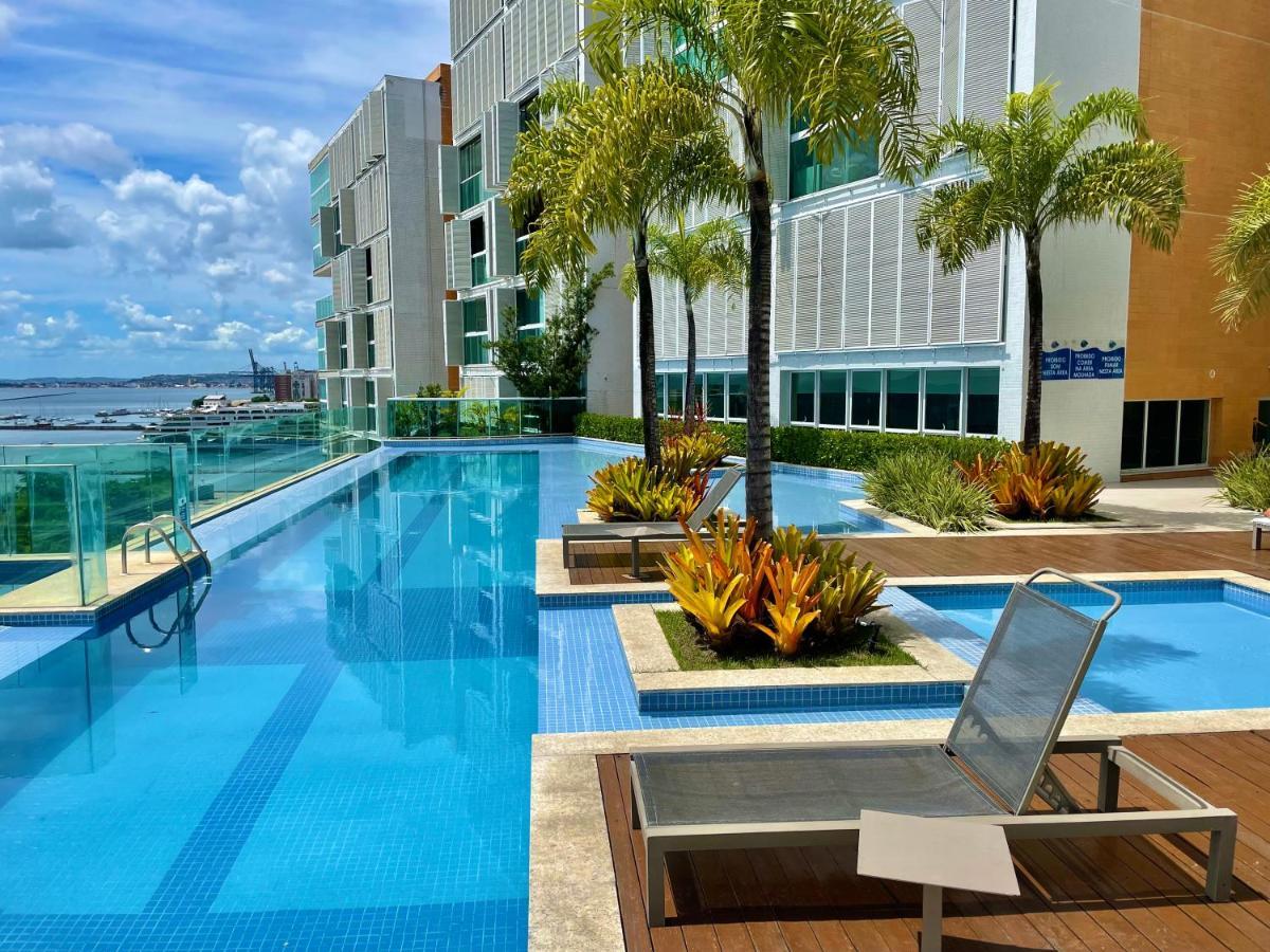 萨尔瓦多Cloc Marina Vista Mar P/ A Baia De Todos Os Santos公寓 外观 照片