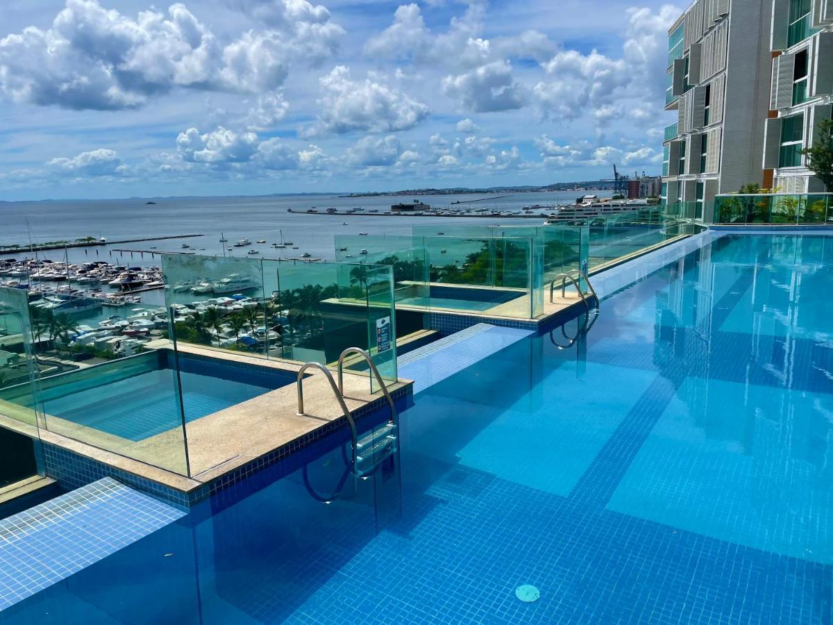 萨尔瓦多Cloc Marina Vista Mar P/ A Baia De Todos Os Santos公寓 外观 照片