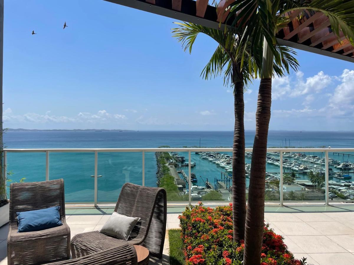 萨尔瓦多Cloc Marina Vista Mar P/ A Baia De Todos Os Santos公寓 外观 照片