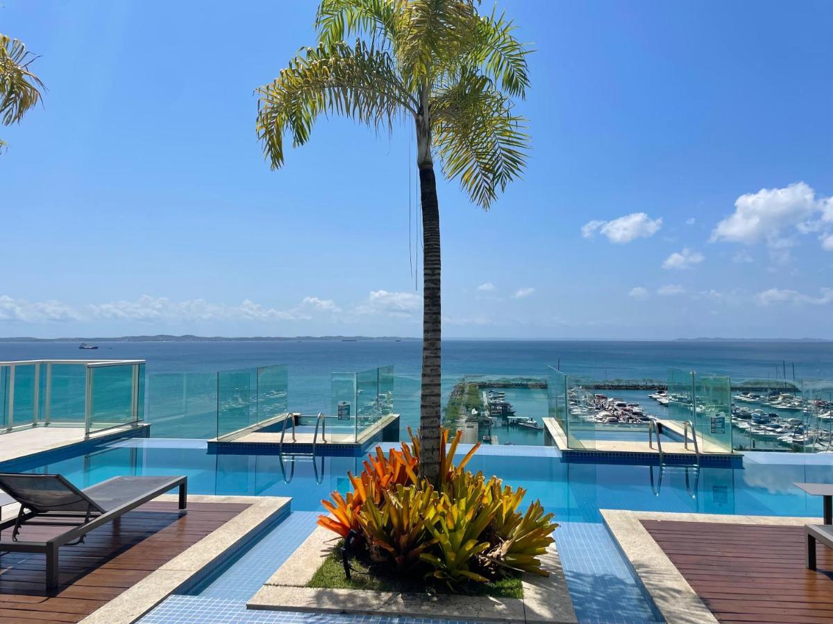 萨尔瓦多Cloc Marina Vista Mar P/ A Baia De Todos Os Santos公寓 外观 照片