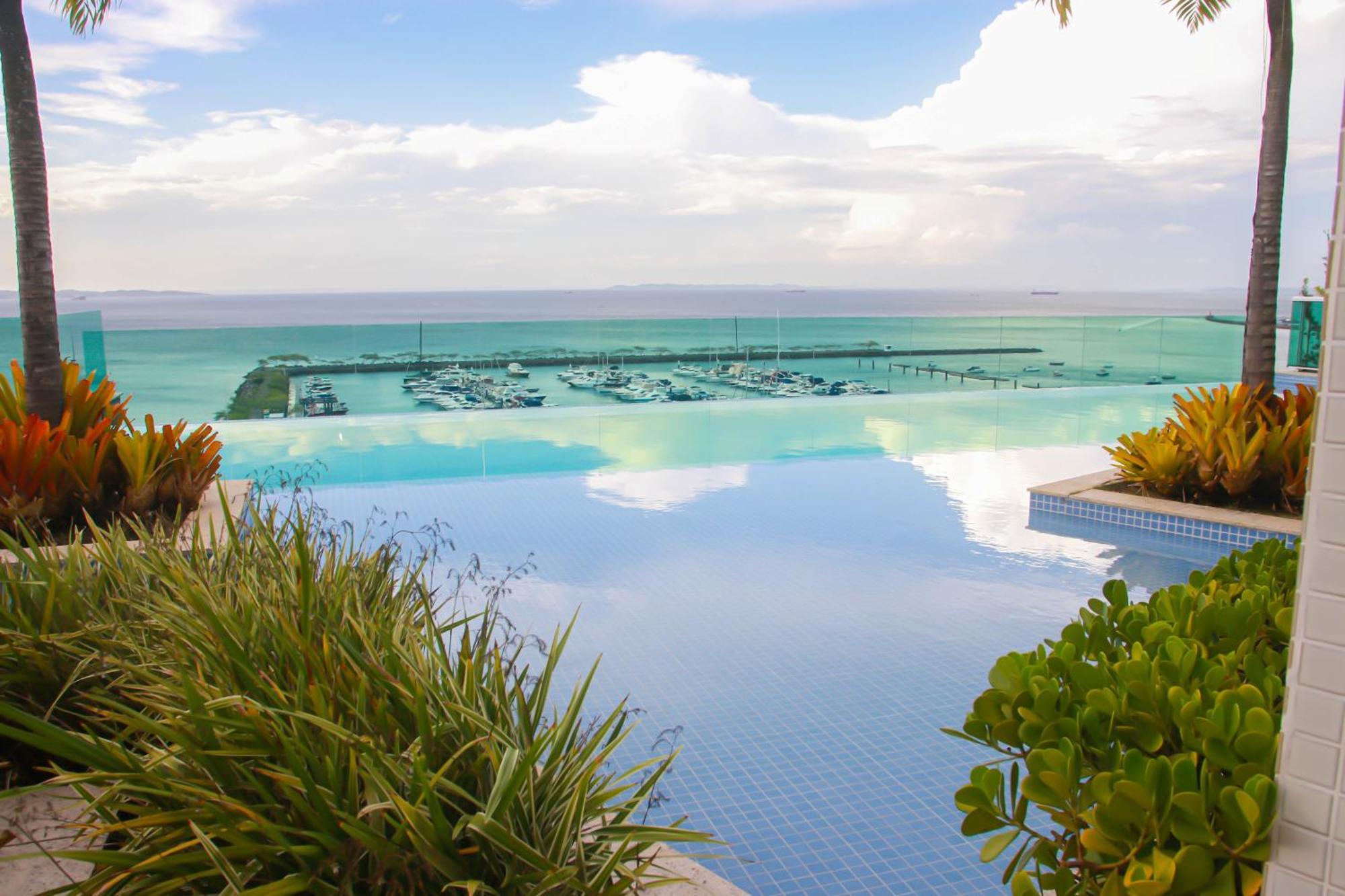 萨尔瓦多Cloc Marina Vista Mar P/ A Baia De Todos Os Santos公寓 外观 照片