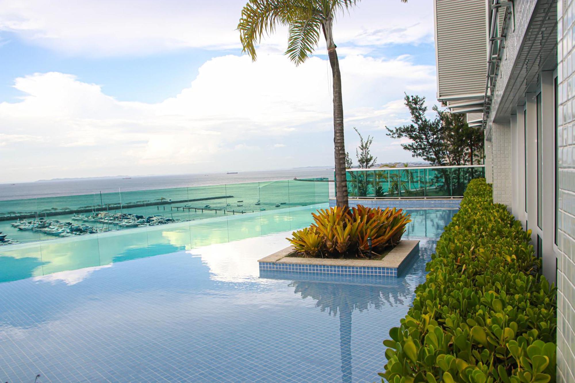 萨尔瓦多Cloc Marina Vista Mar P/ A Baia De Todos Os Santos公寓 外观 照片