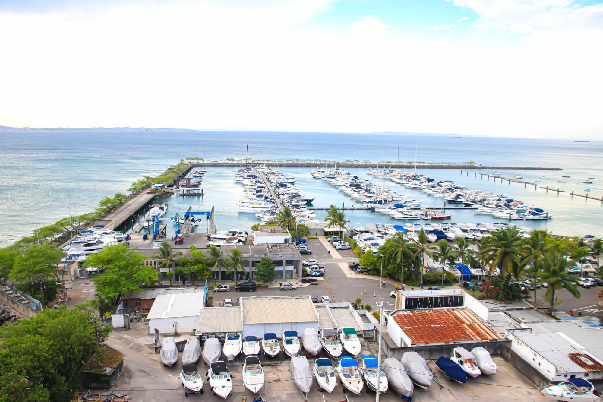 萨尔瓦多Cloc Marina Vista Mar P/ A Baia De Todos Os Santos公寓 外观 照片