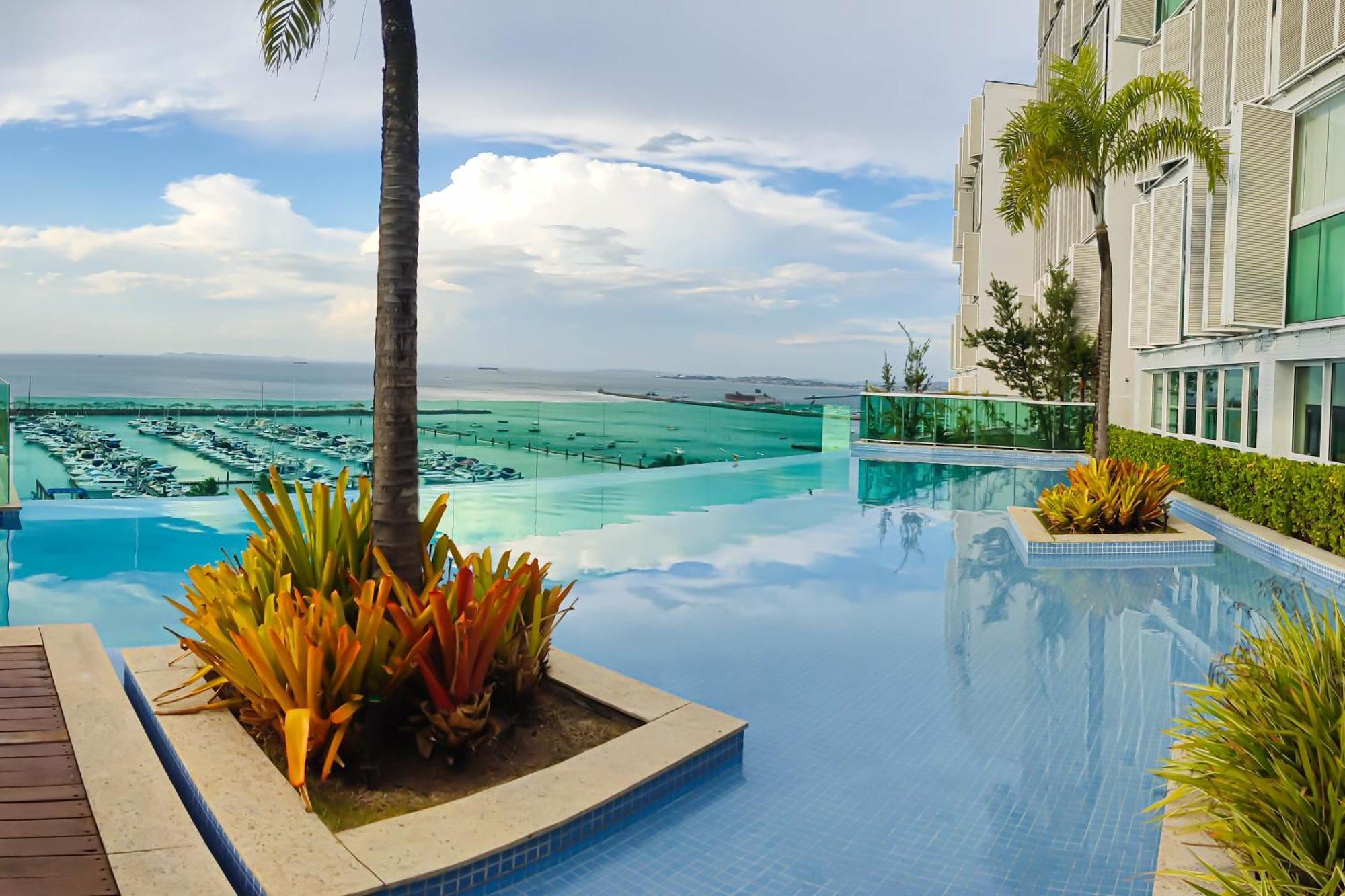 萨尔瓦多Cloc Marina Vista Mar P/ A Baia De Todos Os Santos公寓 外观 照片